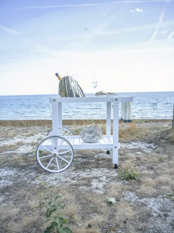 Chariot de service 14 - Blanc - Fri Form