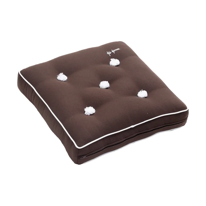 Coussin 42 - Marron, 42x,42 cm - Fri Form