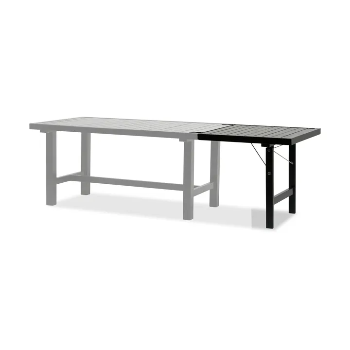 Rallonge de table avec pieds 64 - Black, H: 66 cm - Fri Form