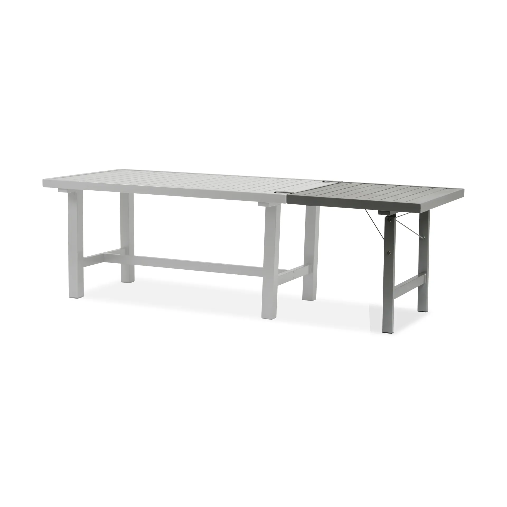 Rallonge de table avec pieds 64, Gris, H : 66 cm Fri Form