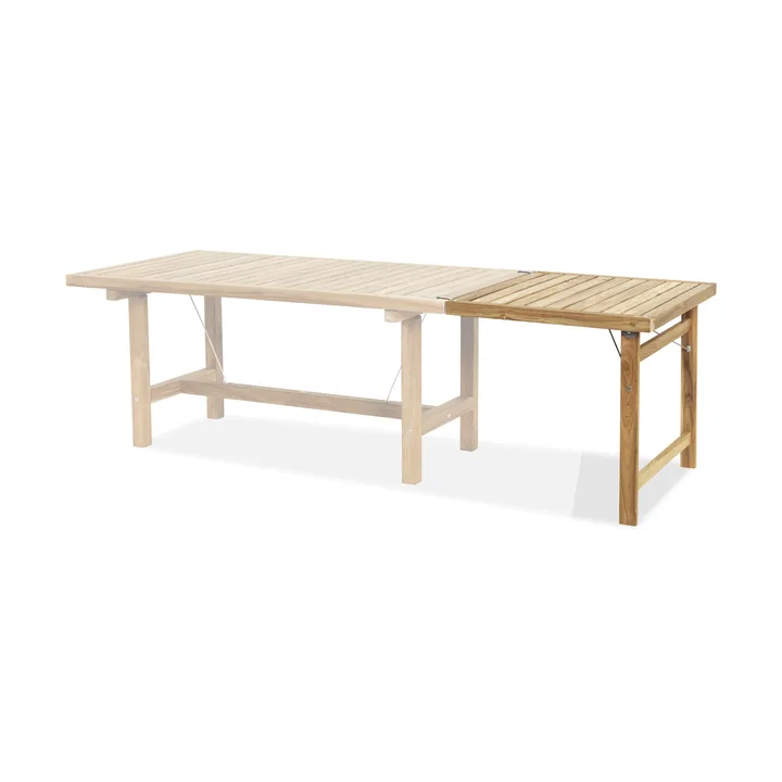 Rallonge de table avec pieds 64 - Teck, H : 68 cm - Fri Form