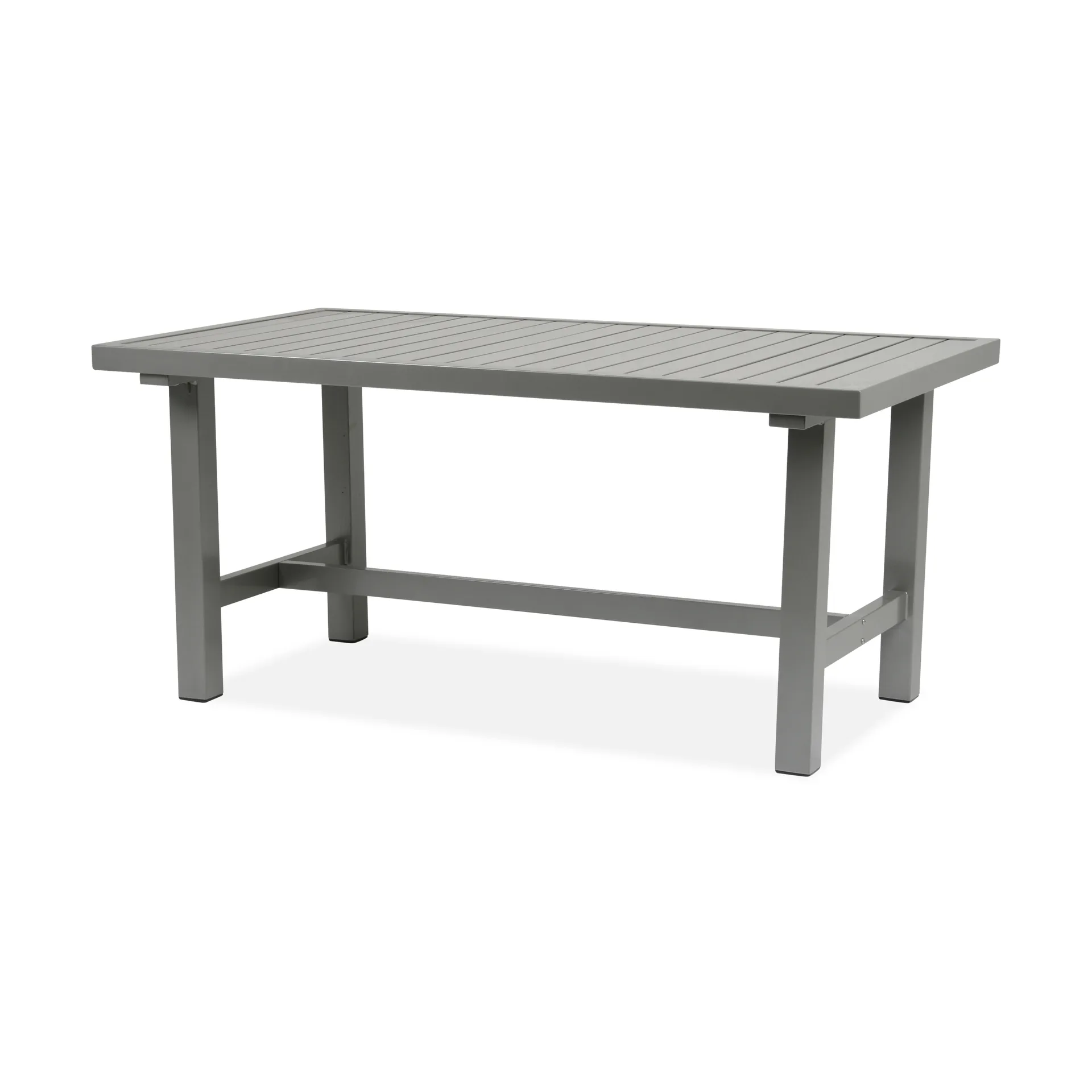 Table 62, Gris, 142×80×65,5 cm Fri Form