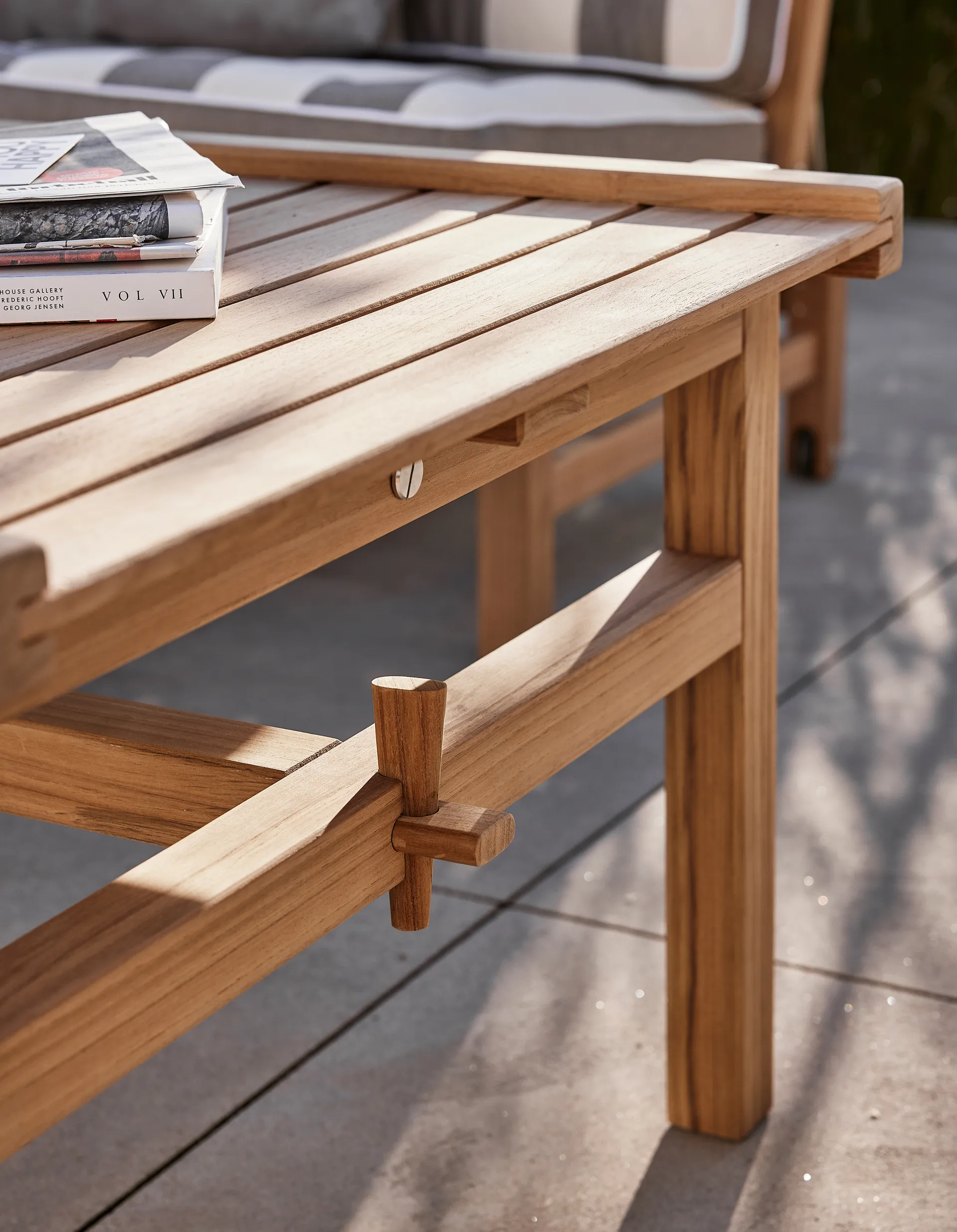 Table 63, Teck, 150x73x51 cm Fri Form