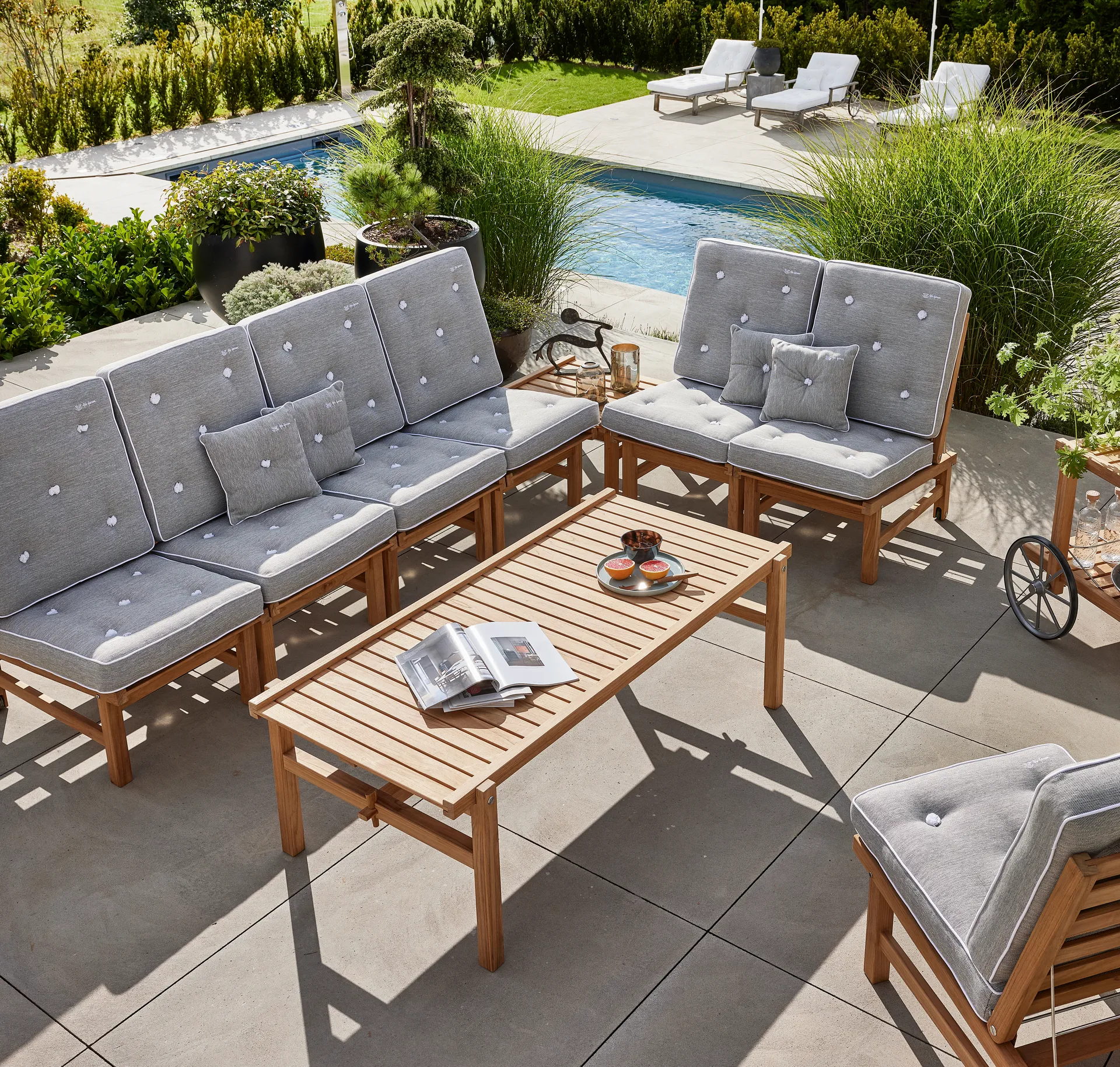 Table 63, Teck, 150x73x51 cm Fri Form