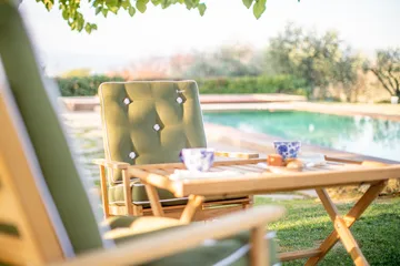 Table d’appoint 60 - Teck, 59x94 cm - Fri Form