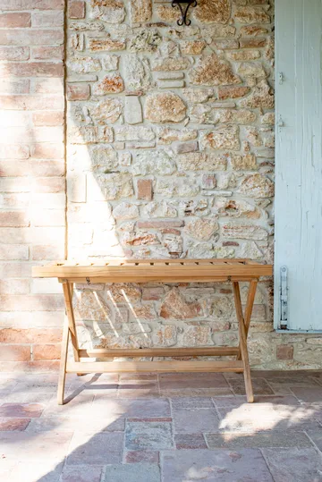 Table d’appoint 60 - Teck, 59x94 cm - Fri Form