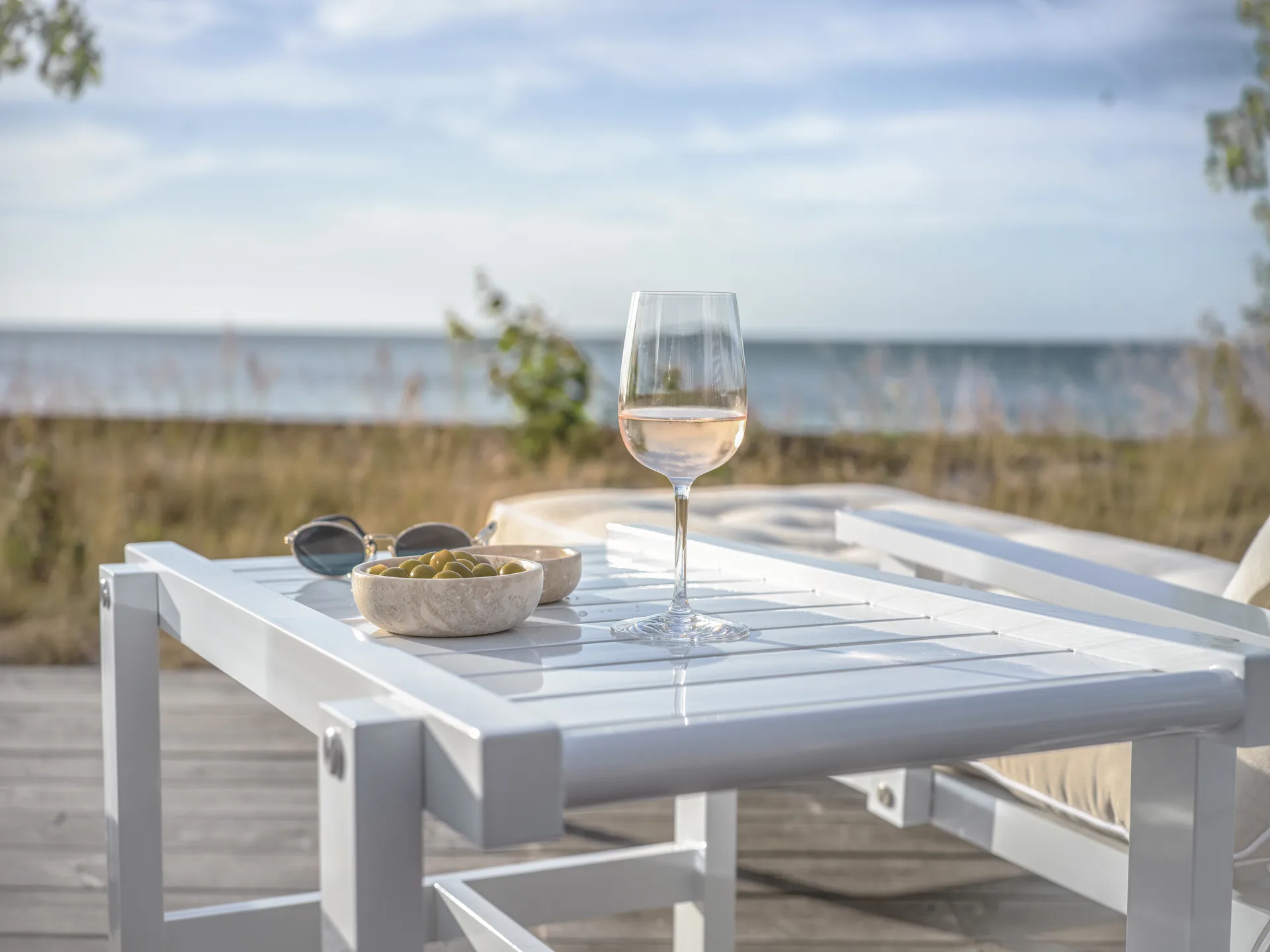 Table roulante 49, Blanc, 50x46 cm Fri Form