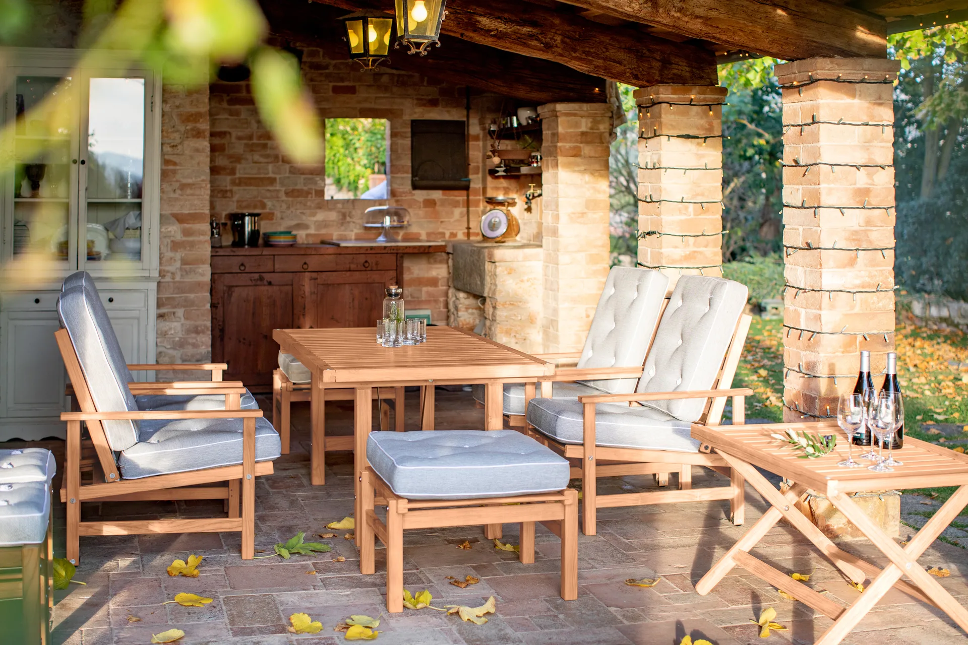 Tabouret 92, Redwood Fri Form