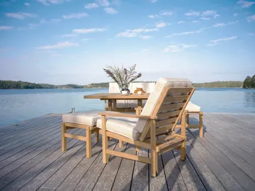 Tabouret 92 - Teck - Fri Form