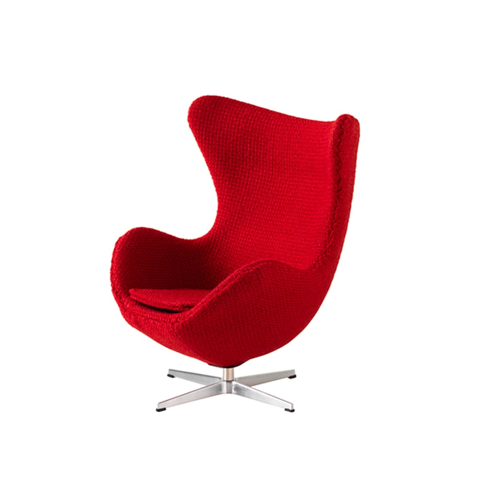 Fritz Hansen Ägget miniature Rouge | Design Scandinave | Accessoires décoratifs | Rouge