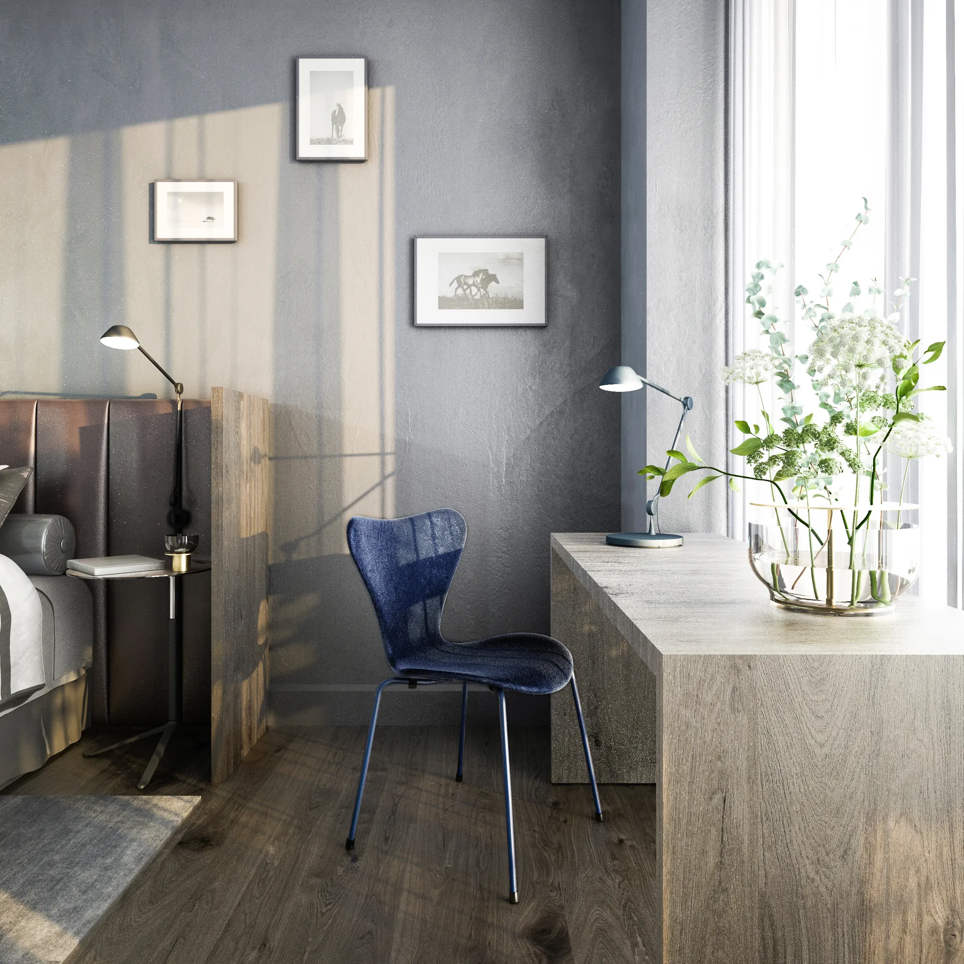 Applique AQ01, Noir Fritz Hansen