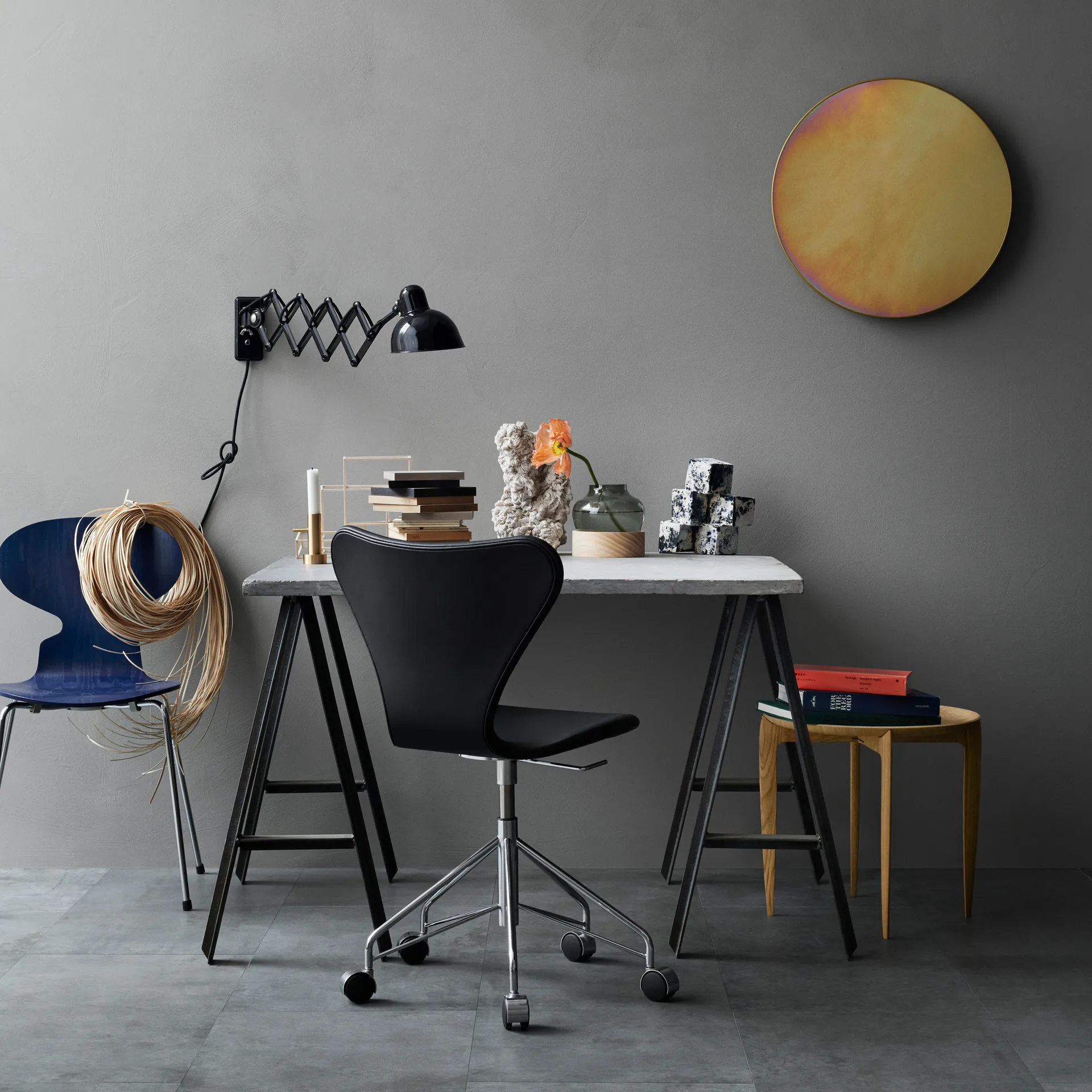 Applique murale Kaiser Idell 6718-W, Black Fritz Hansen