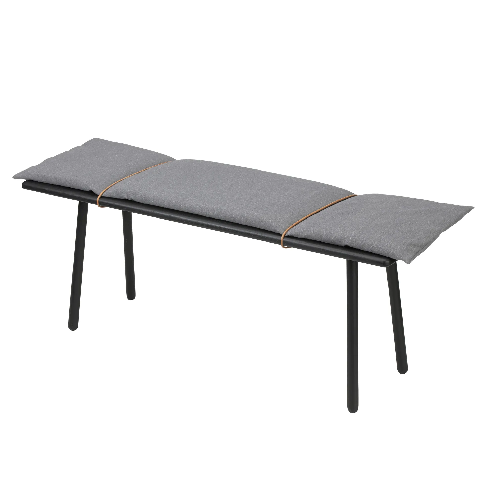 Banc Georg, Chêne laqué noir Fritz Hansen