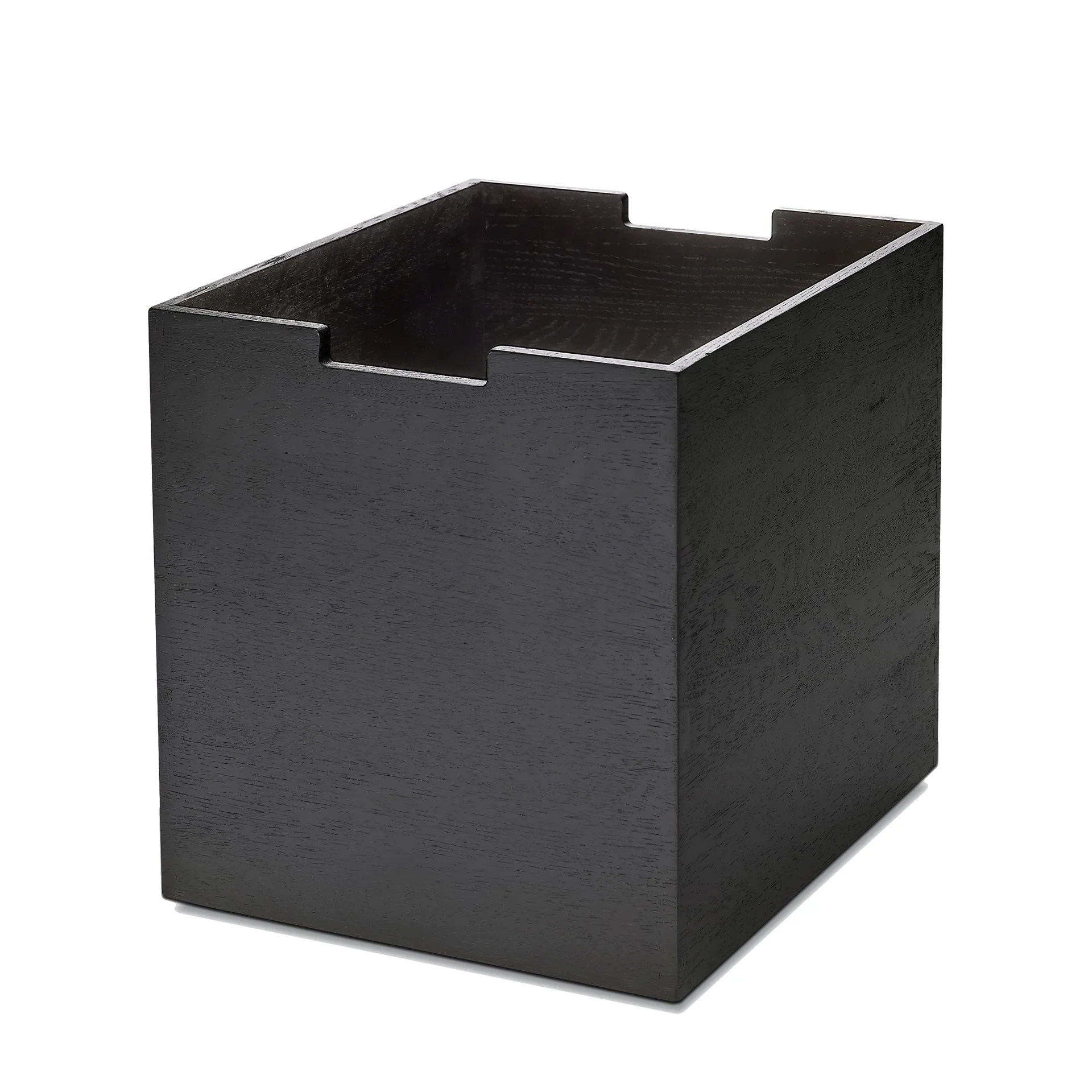 Boîte de rangement Cutter grande, chêne laqué noir Fritz Hansen