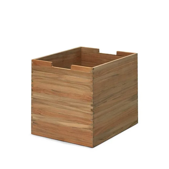 Boîte de rangement Cutter grande - Teak - Fritz Hansen