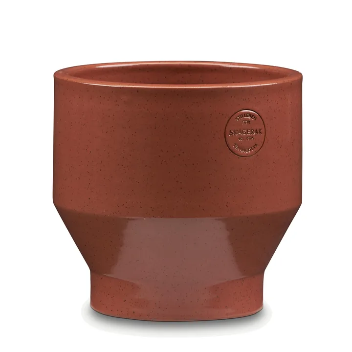 Cache-pot Edge (utilisation en intérieur) Ø18 cm - burned red - Fritz Hansen