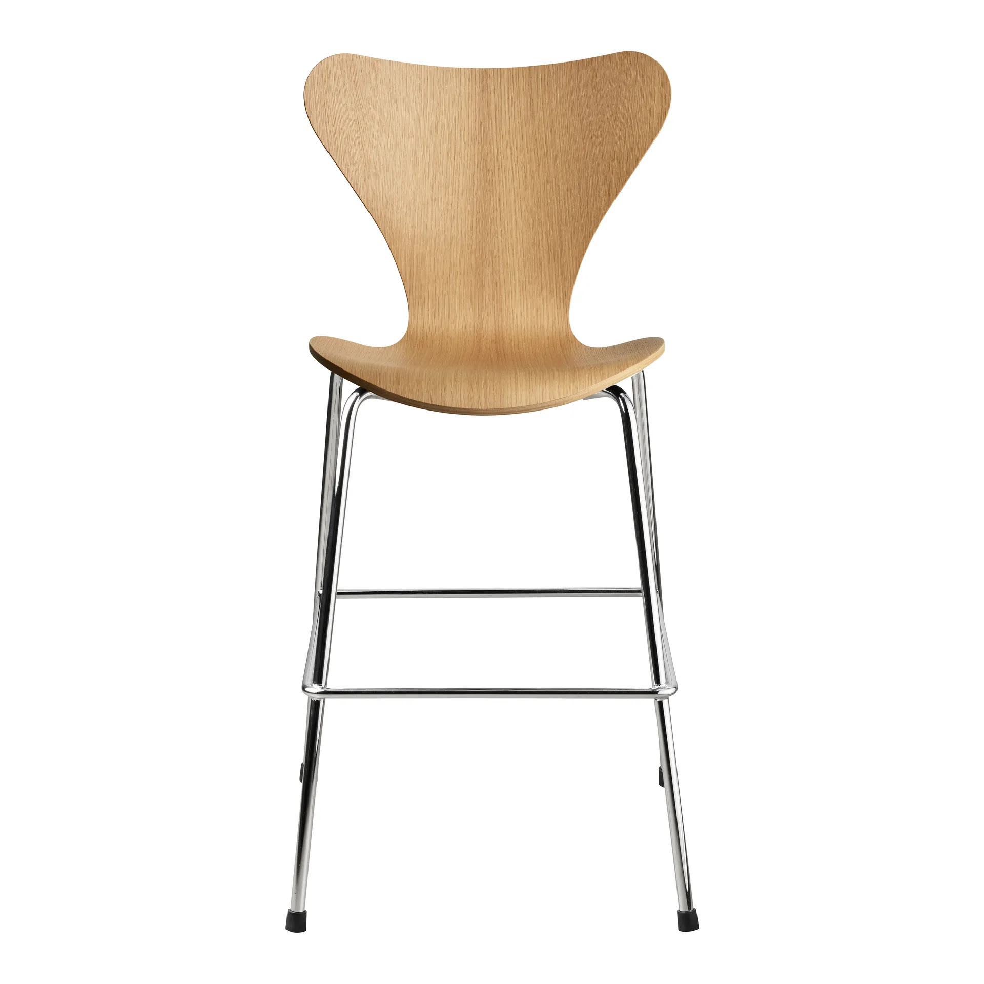 Chaise 3177 Series 7 Junior chrome, Lacquered oak veneer Fritz Hansen