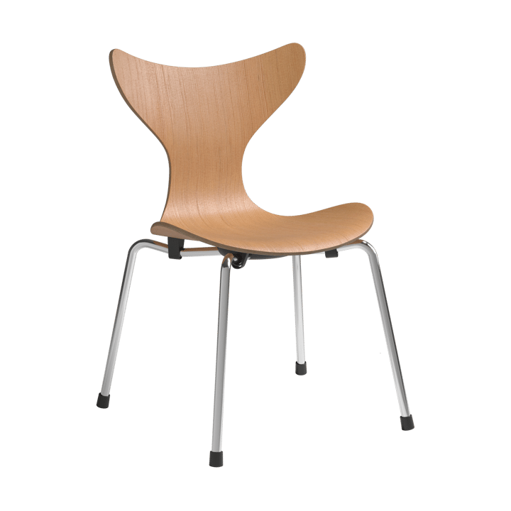 Chaise d'enfant Liljan - Oregon pine-chrome - Fritz Hansen