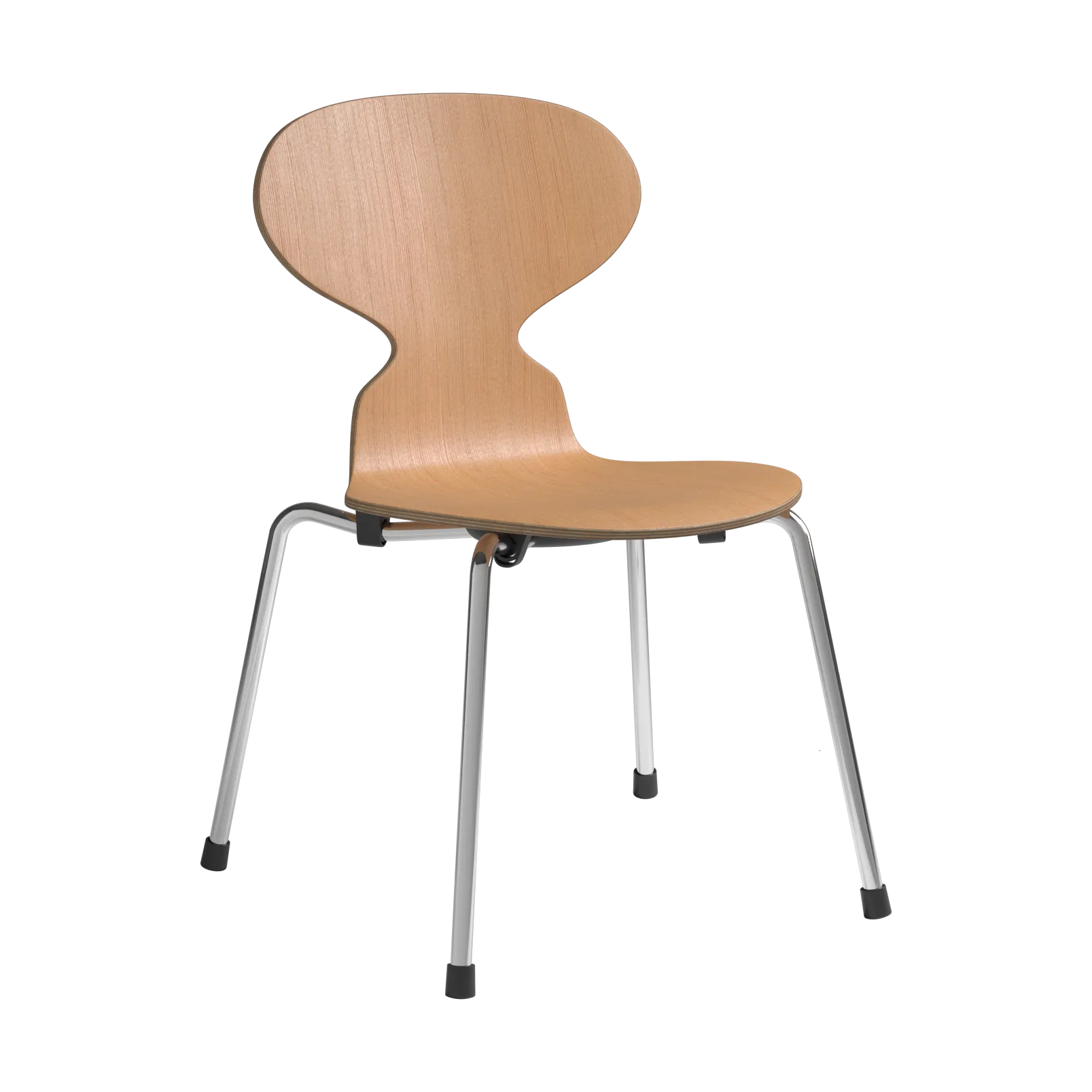 Chaise d'enfant Myran, Oregon pine-chrome Fritz Hansen