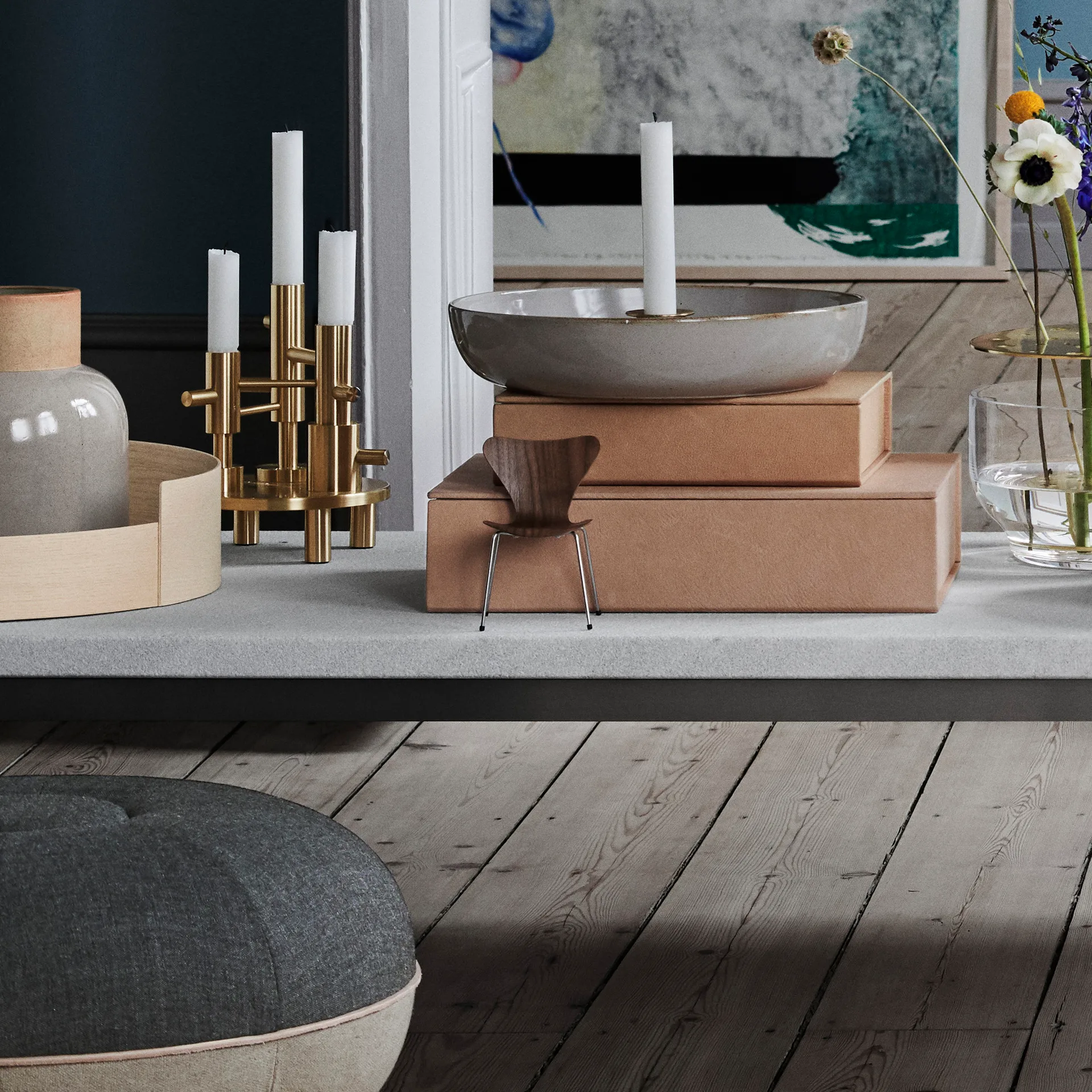 Chaise miniature Series 7, Noyer Fritz Hansen