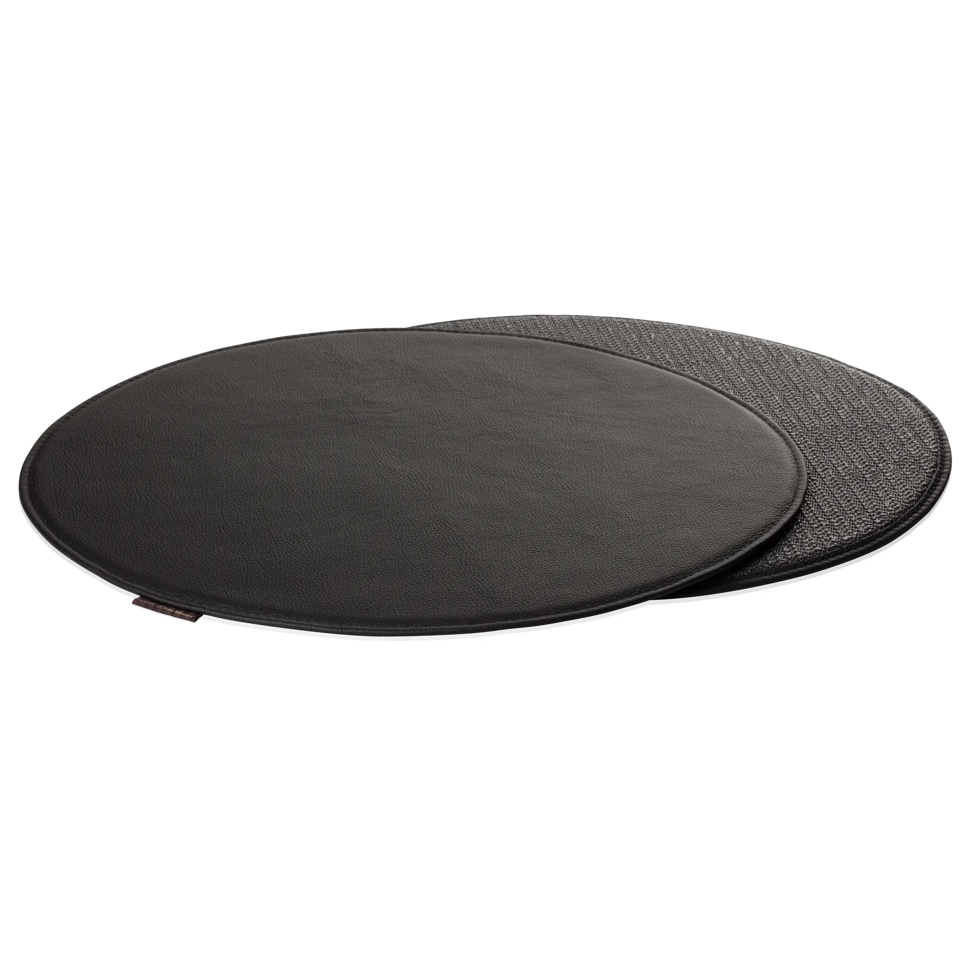 Coussin de chaise en cuir Series 7, Noir Fritz Hansen