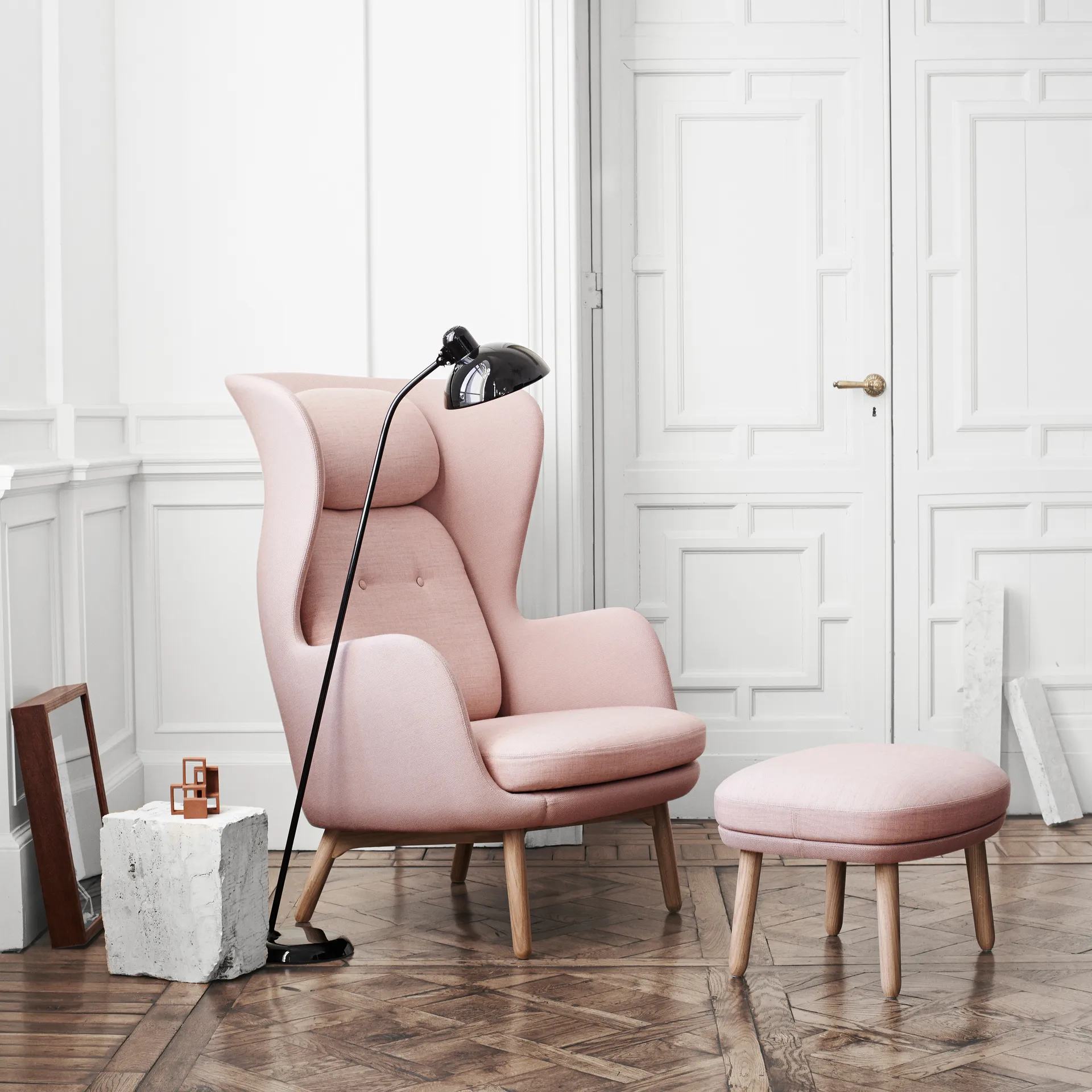 Lampadaire Kaiser Idell 6556-F, Black Fritz Hansen