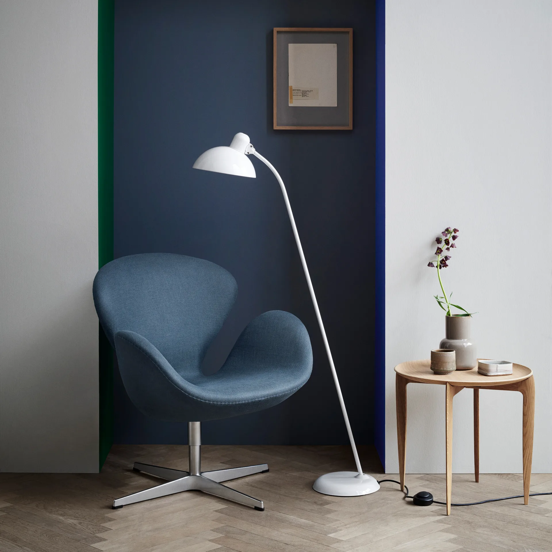 Lampadaire Kaiser Idell 6556-F, White Fritz Hansen