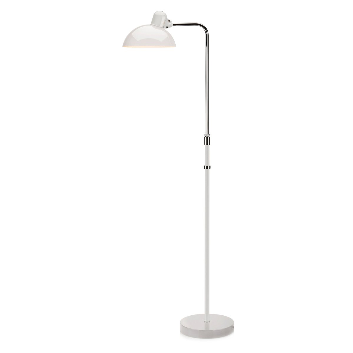 fritz hansen lampadaire kaiser idell 6580-f luxus white