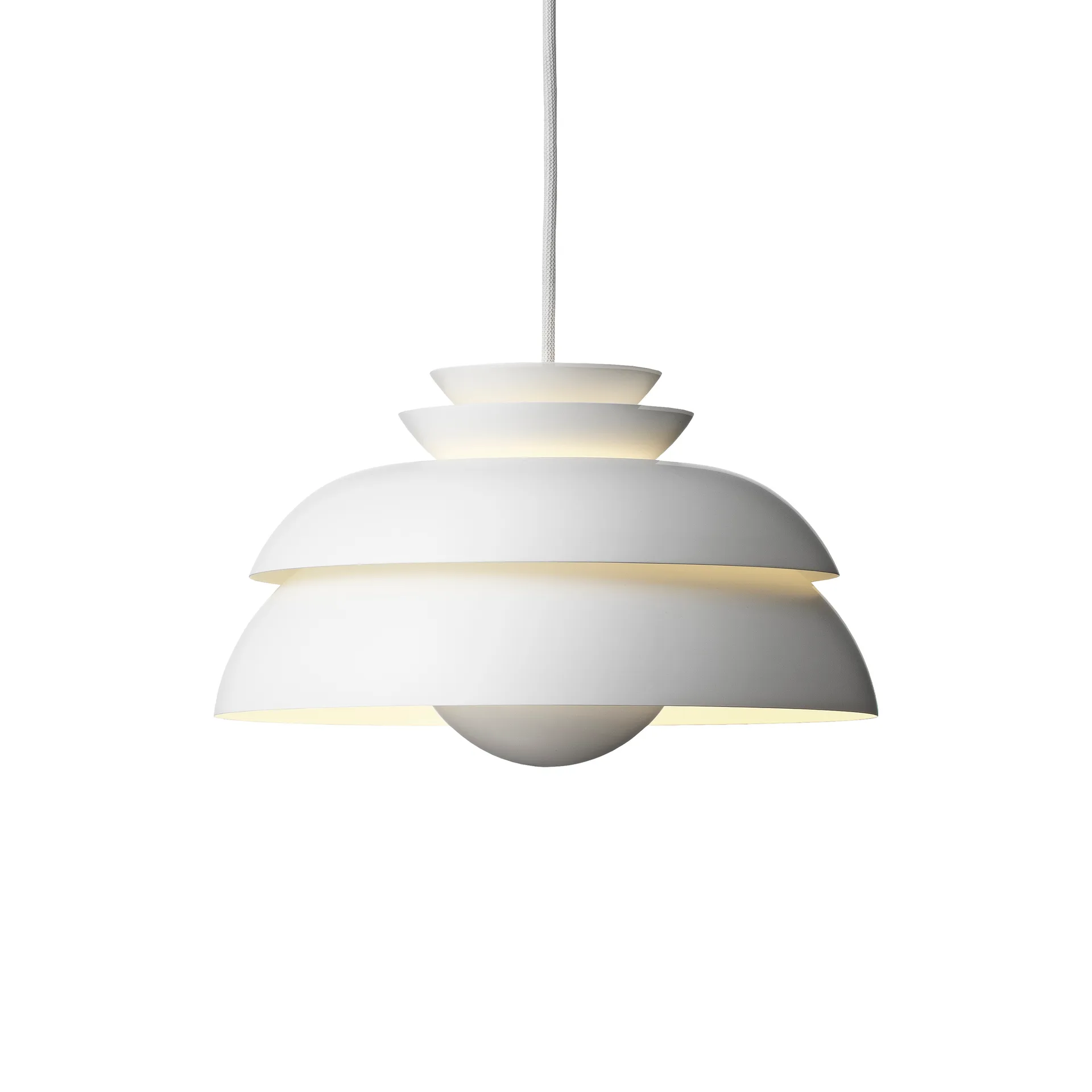 Lampe à suspension Concert blanc, P1 Fritz Hansen