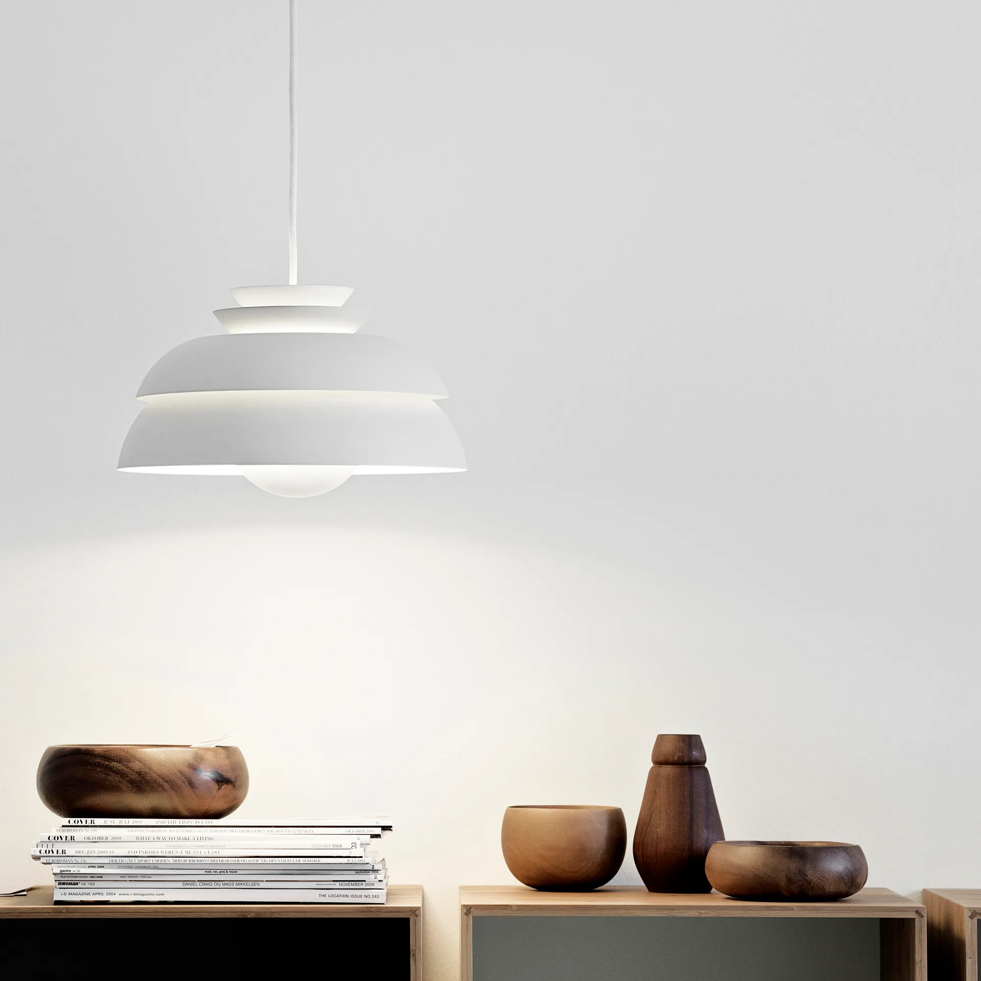 Lampe à suspension Concert blanc, P1 Fritz Hansen