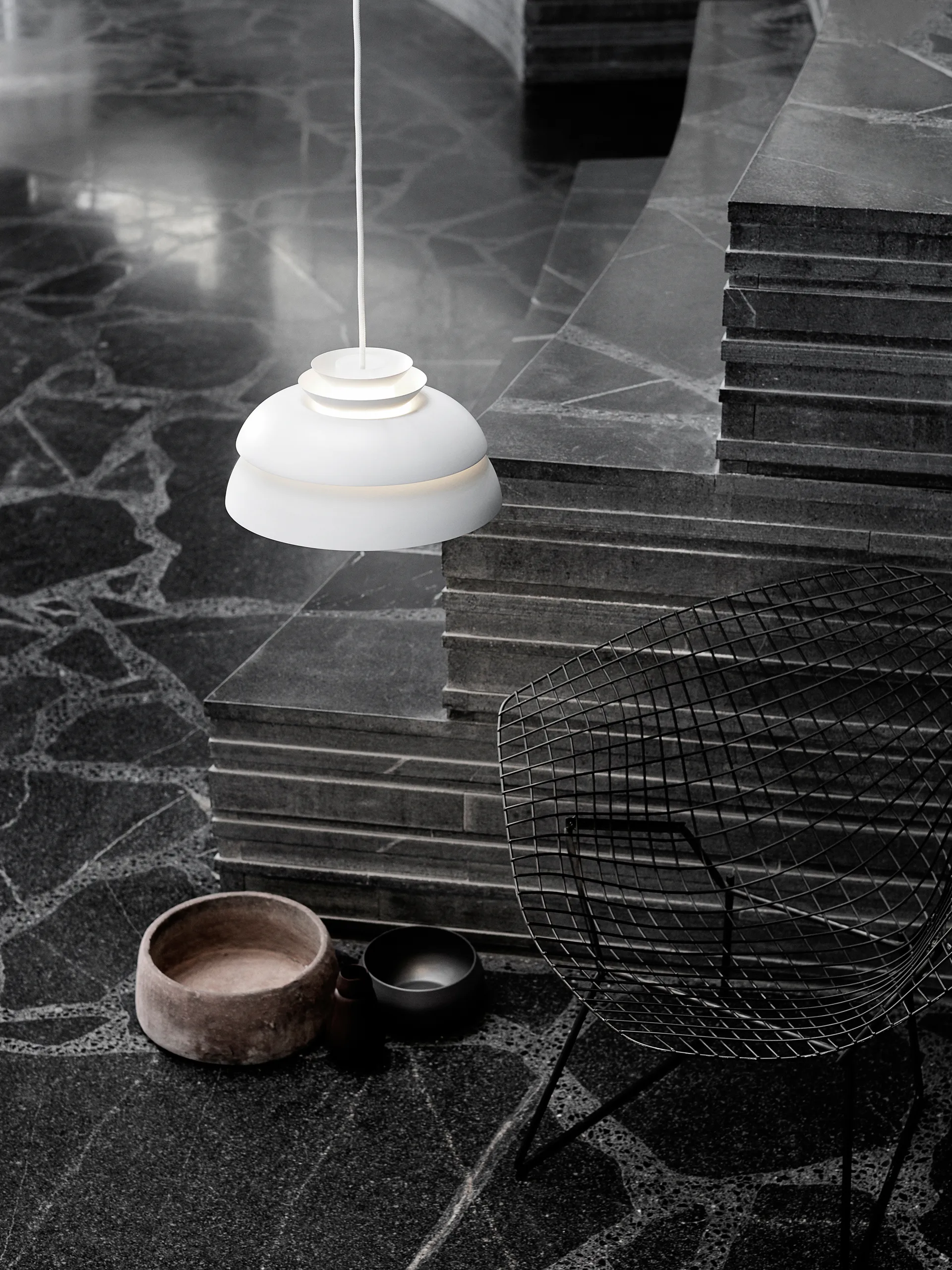 Lampe à suspension Concert blanc, P1 Fritz Hansen