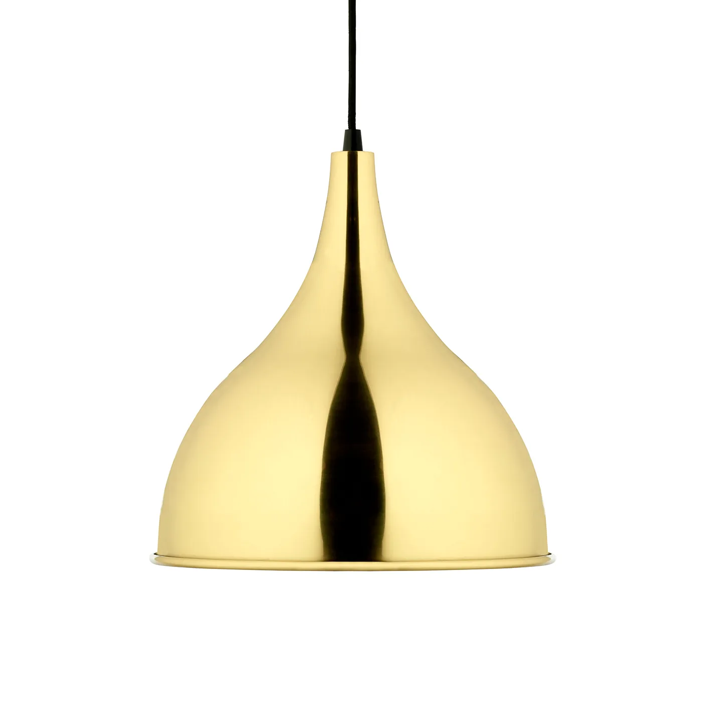 Lampe à suspension Silhuet Ø30 cm, Laiton poli Fritz Hansen