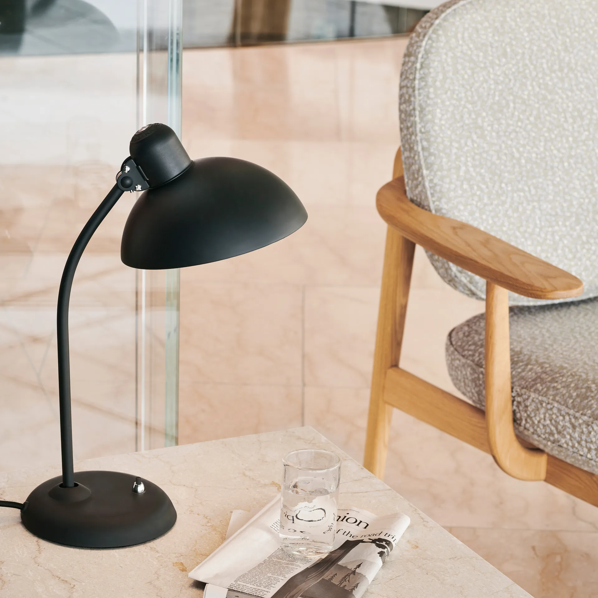Lampe de table Kaiser Idell 6556-T, Matt black Fritz Hansen