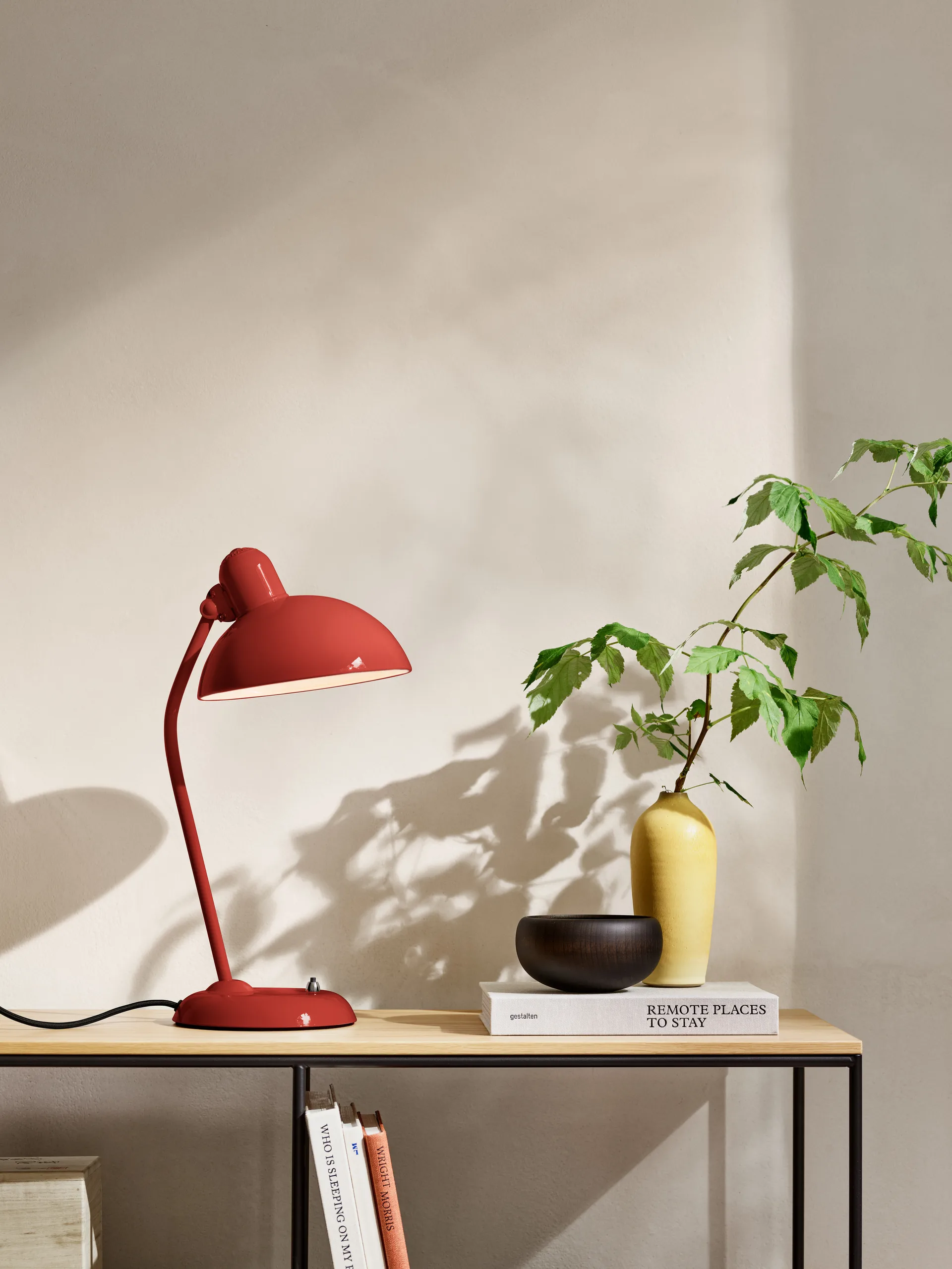 Lampe de table Kaiser Idell 6556-T, Venetian red Fritz Hansen