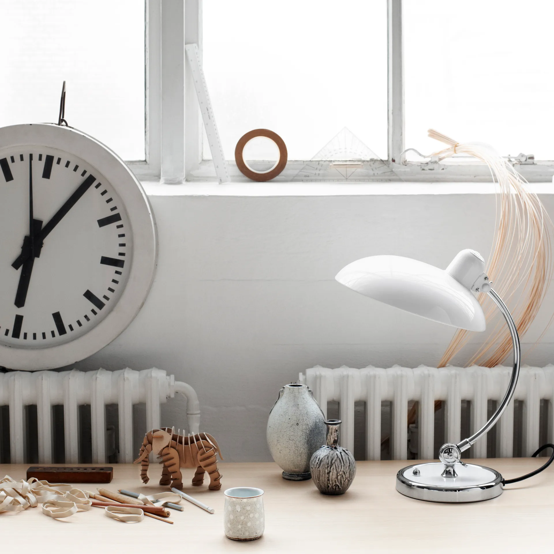 Lampe de table Kaiser Idell 6631-T Luxus, Blanc Fritz Hansen