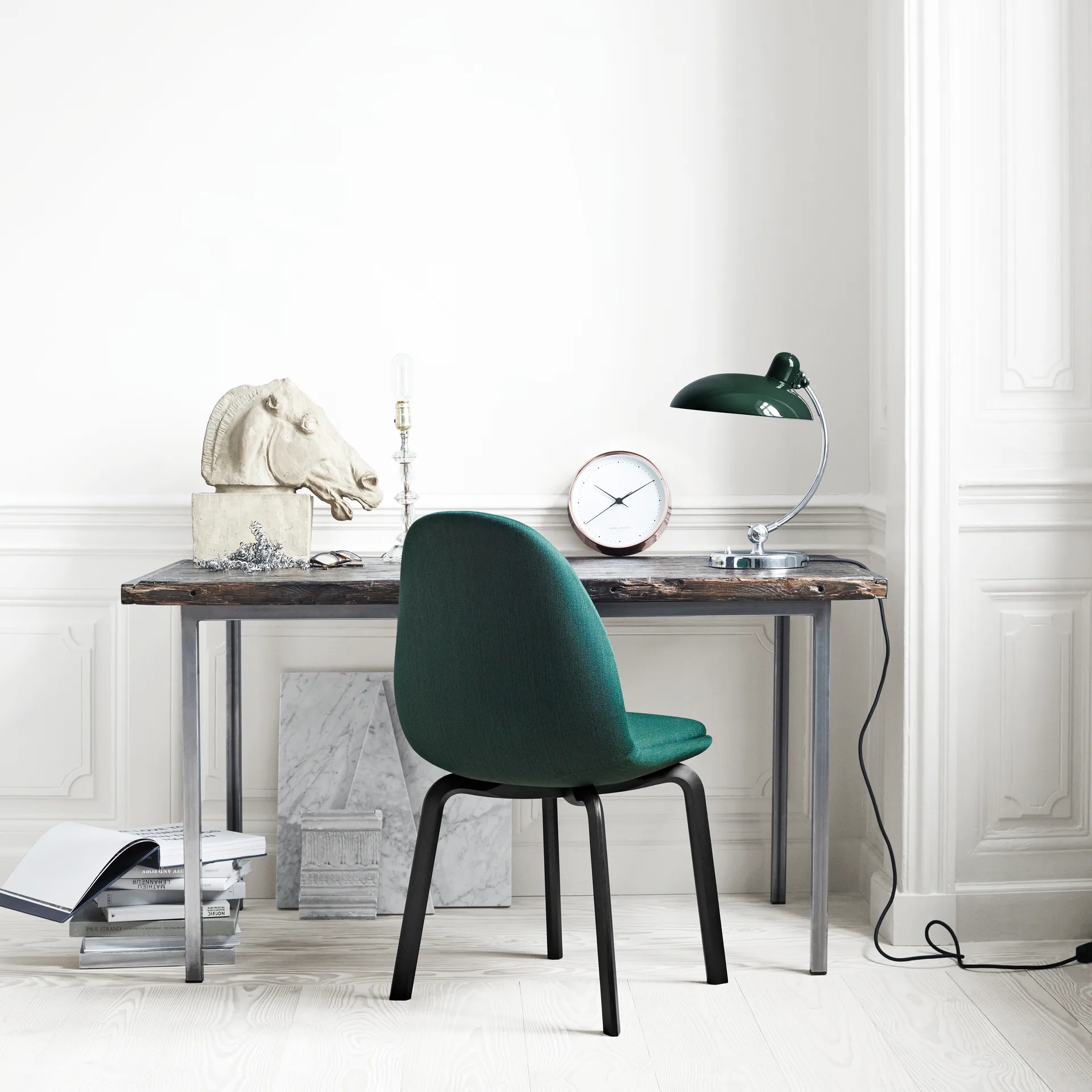 Lampe de table Kaiser Idell 6631-T Luxus, Vert foncé Fritz Hansen