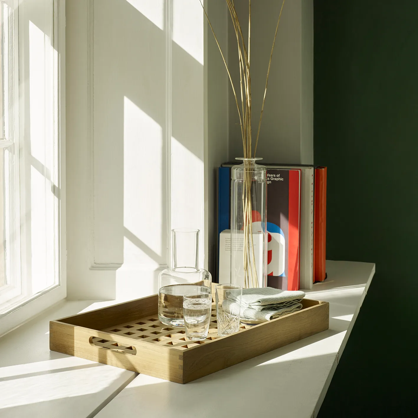 Plateau Fionia 32 x 48cm, Teck Fritz Hansen