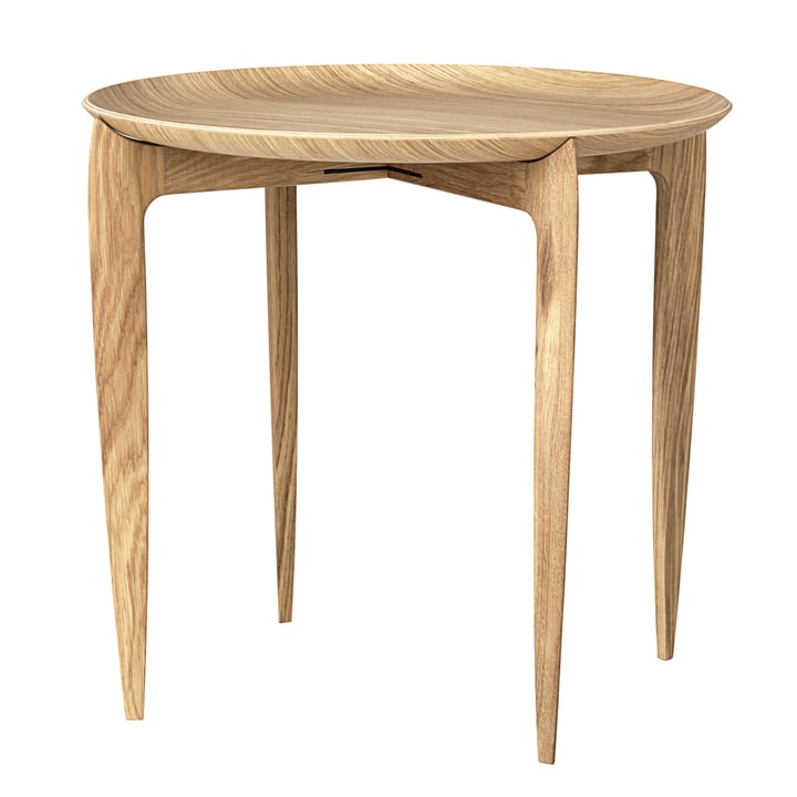 Plateau pliable Ø 45 cm - Chêne - Fritz Hansen