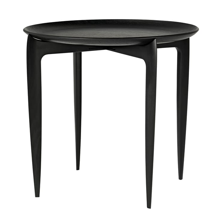 Plateau pliable Ø 45 cm - Noir - Fritz Hansen