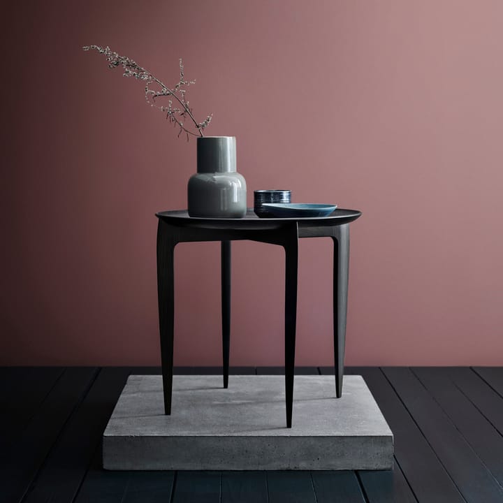 Plateau pliable Ø 45 cm, Noir Fritz Hansen