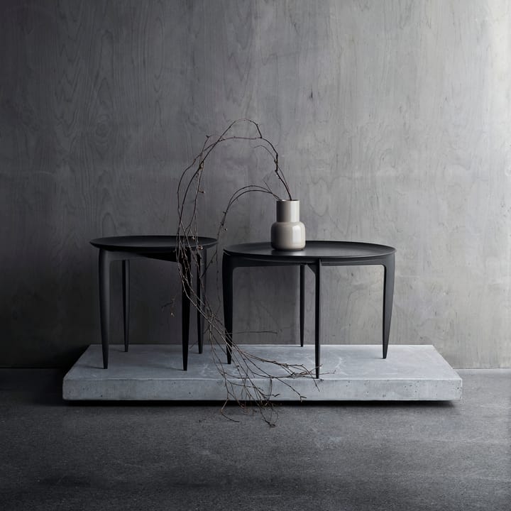 Plateau pliable Ø 45 cm, Noir Fritz Hansen