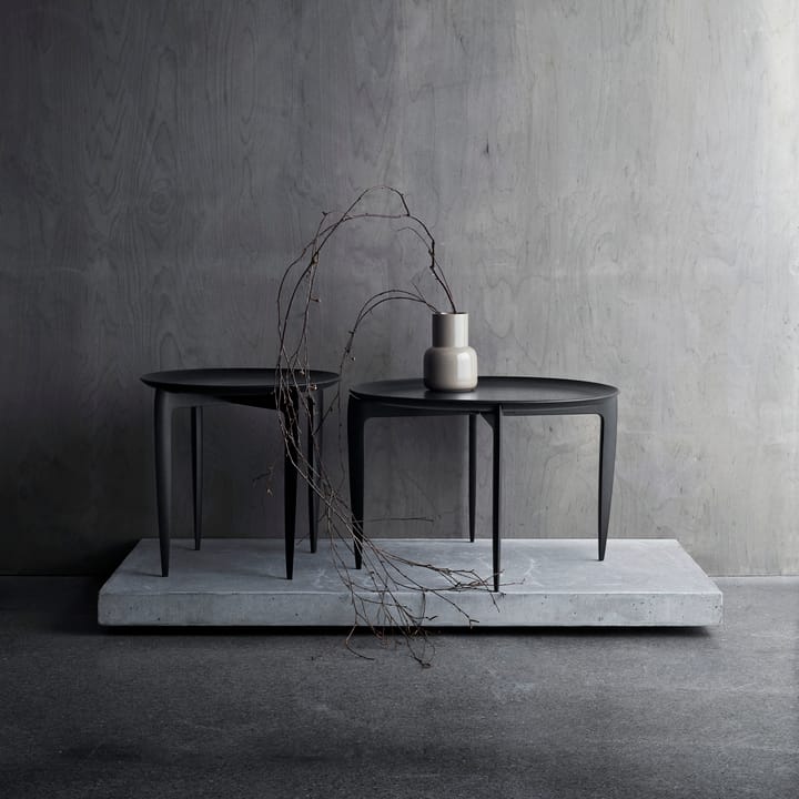 Plateau pliable Ø 45 cm - Noir - Fritz Hansen