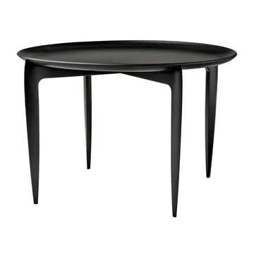 Plateau pliable Ø60cm - Noir - Fritz Hansen