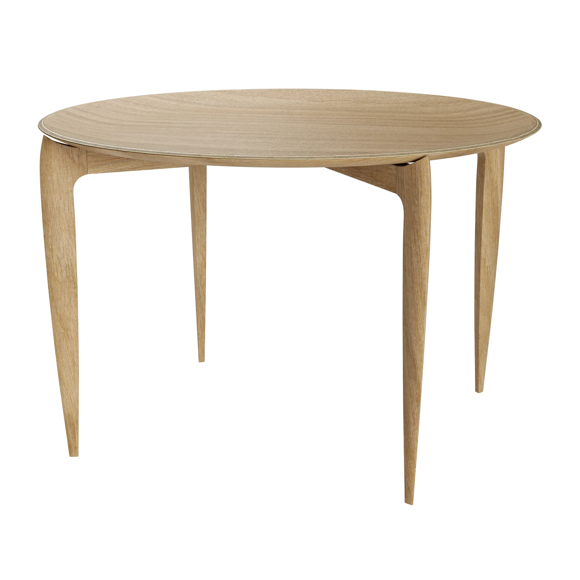 Plateau pliable Ø60cm, Oiled oak Fritz Hansen