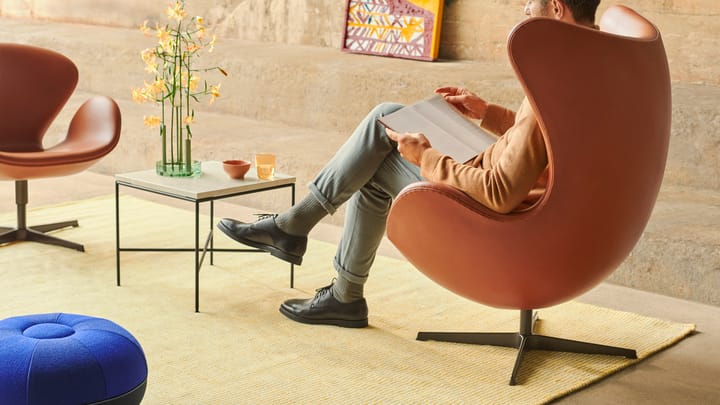 Pouf petite assise, Ultramarine Fritz Hansen