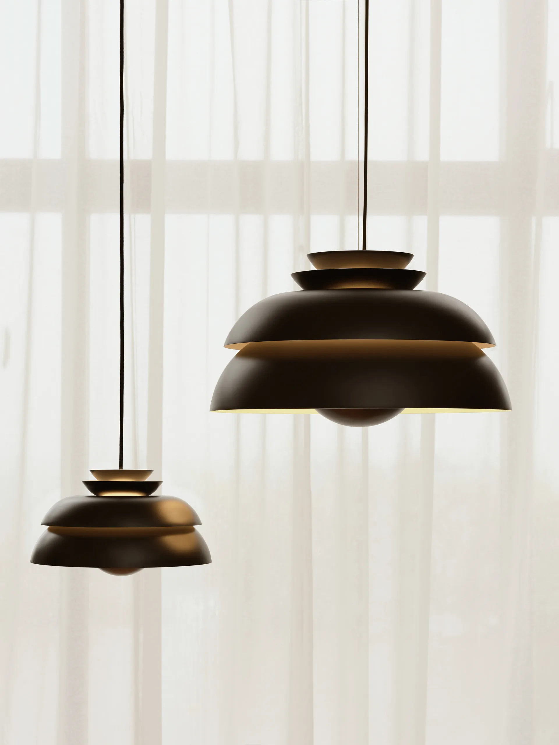 Suspension Concert noir, P1 Fritz Hansen