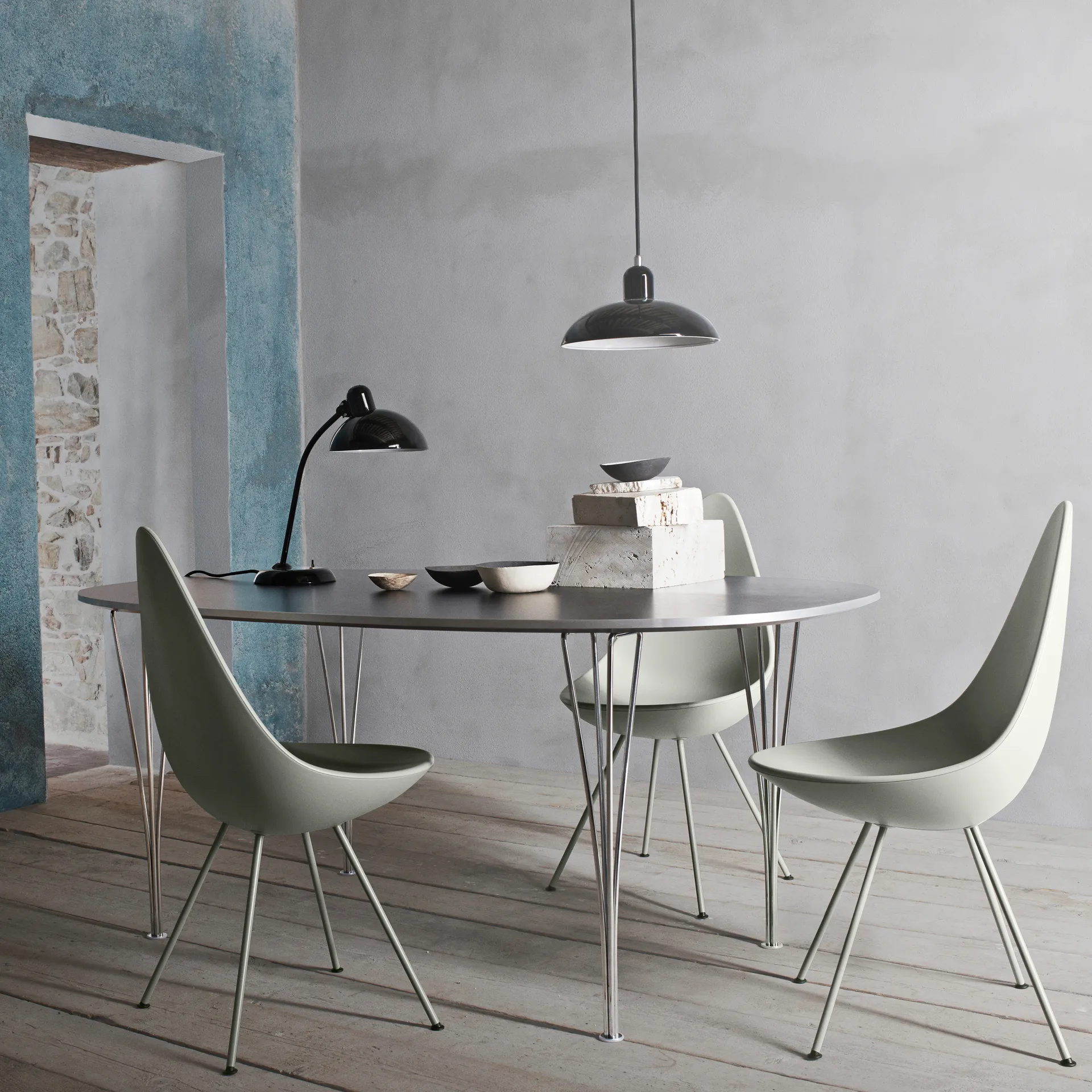 Suspension Kaiser Idell 6631-P, Black Fritz Hansen
