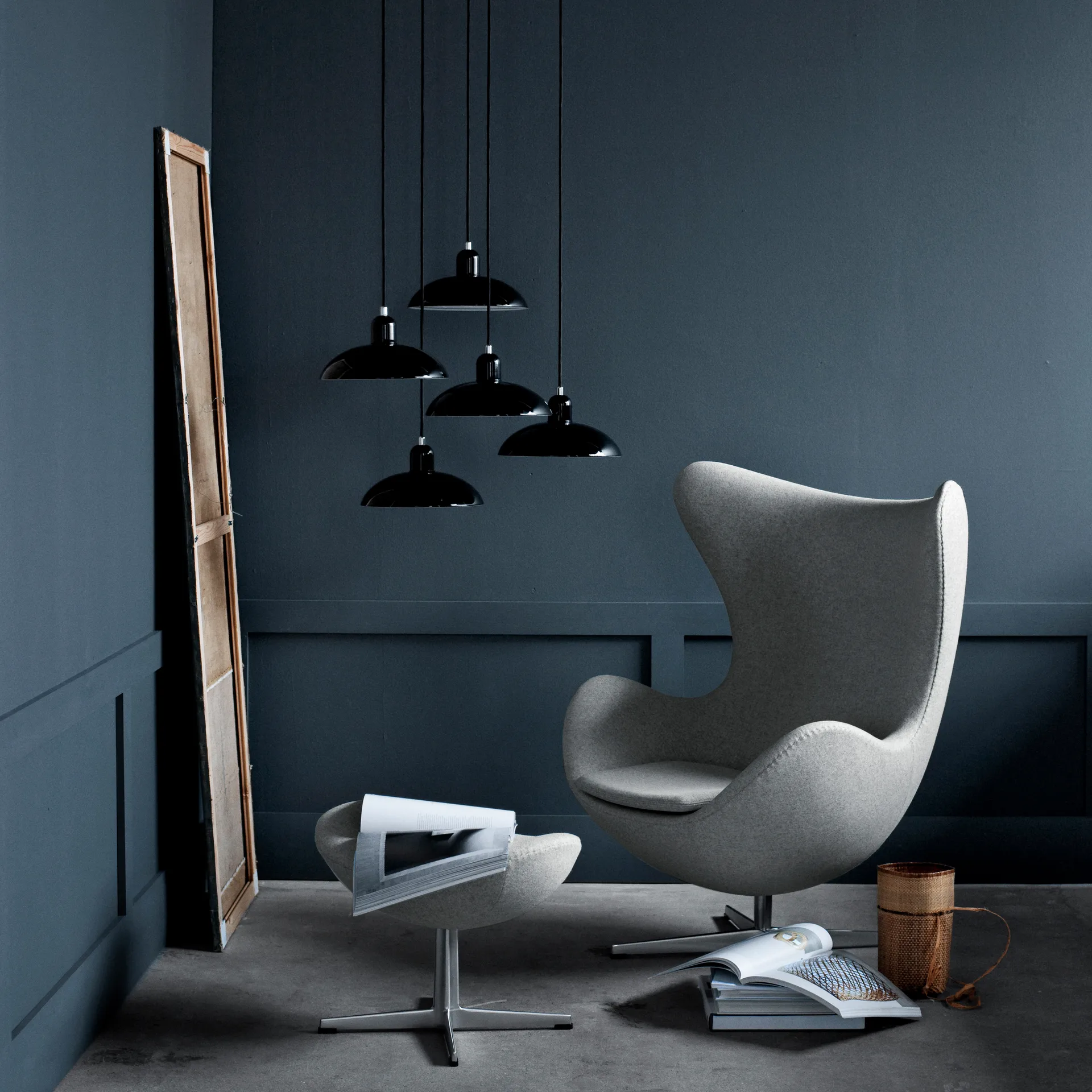 Suspension Kaiser Idell 6631-P, Black Fritz Hansen