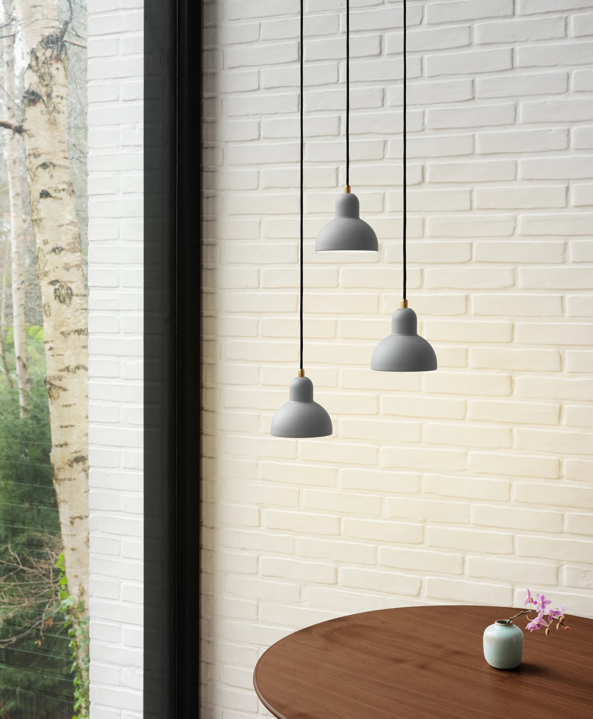 Suspension Kaiser Idell 6722-P, Easy Grey Fritz Hansen