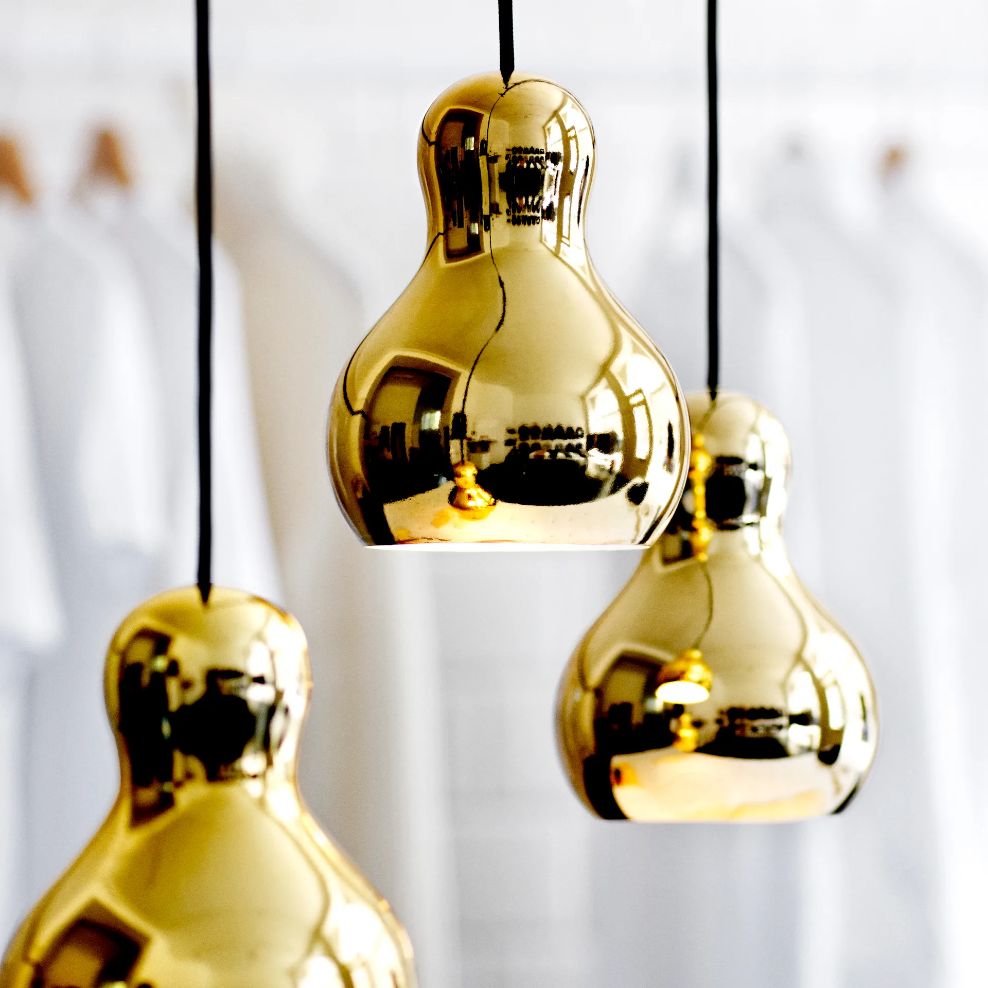 Suspension lumineuse Calabash P2, Or Fritz Hansen